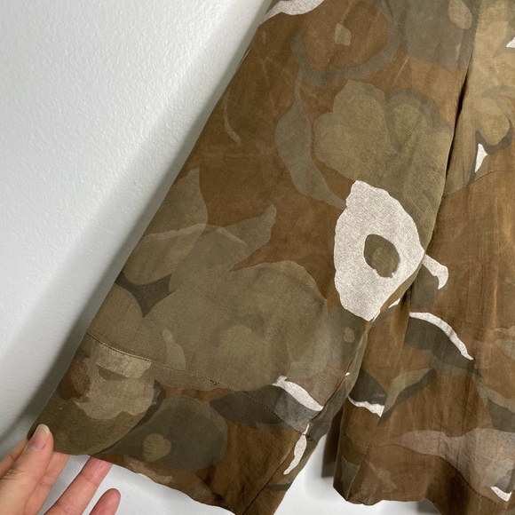 #031 SONJA Marohn lagenlook silk blend lagenlook blouse - Picture 6 of 10